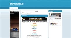 Desktop Screenshot of bramkasms.pl